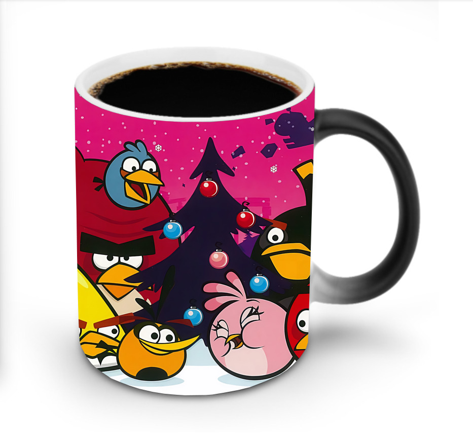 （画像用） Angry Birds アングリーバード 温度変色マグカップ