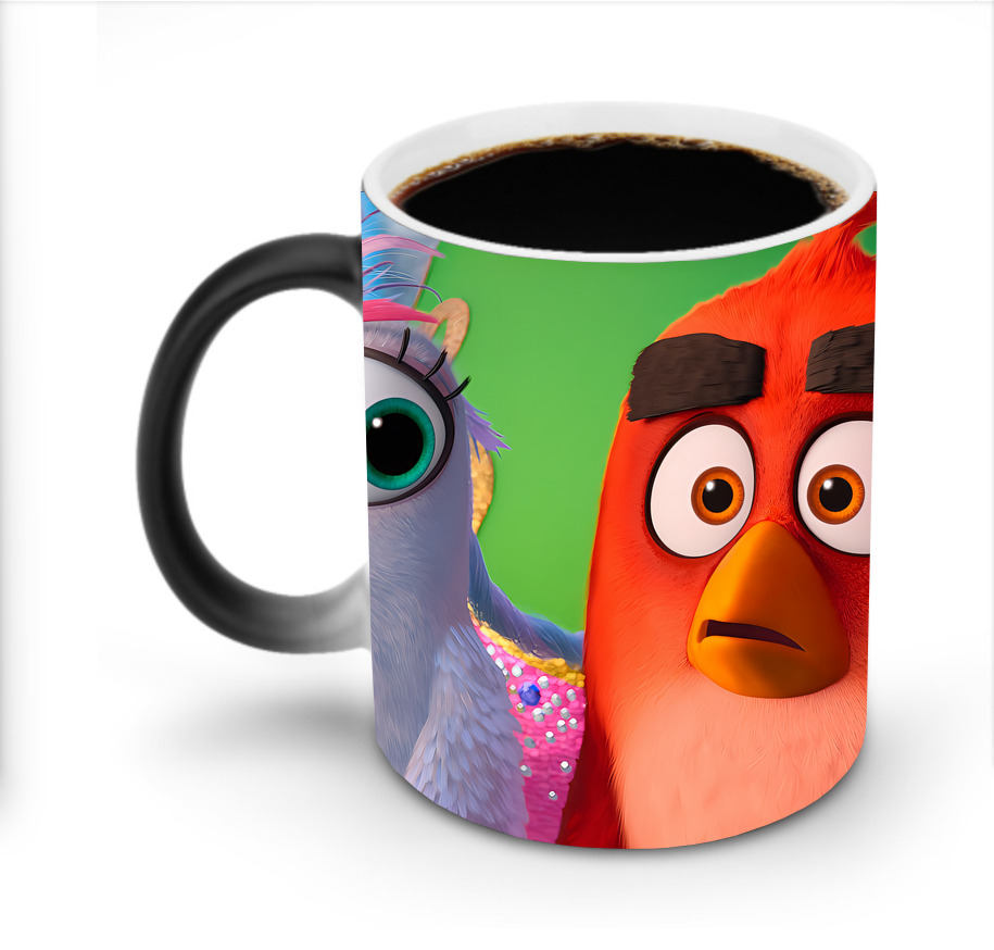 （画像用） Angry Birds アングリーバード 温度変色マグカップ