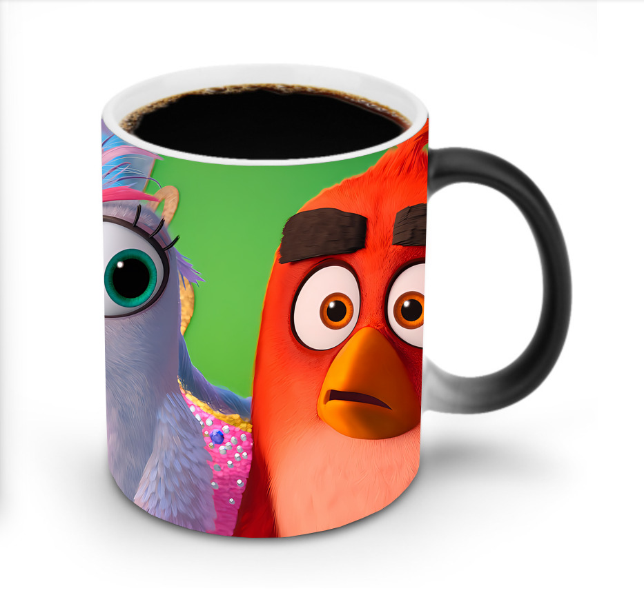 （画像用） Angry Birds アングリーバード 温度変色マグカップ