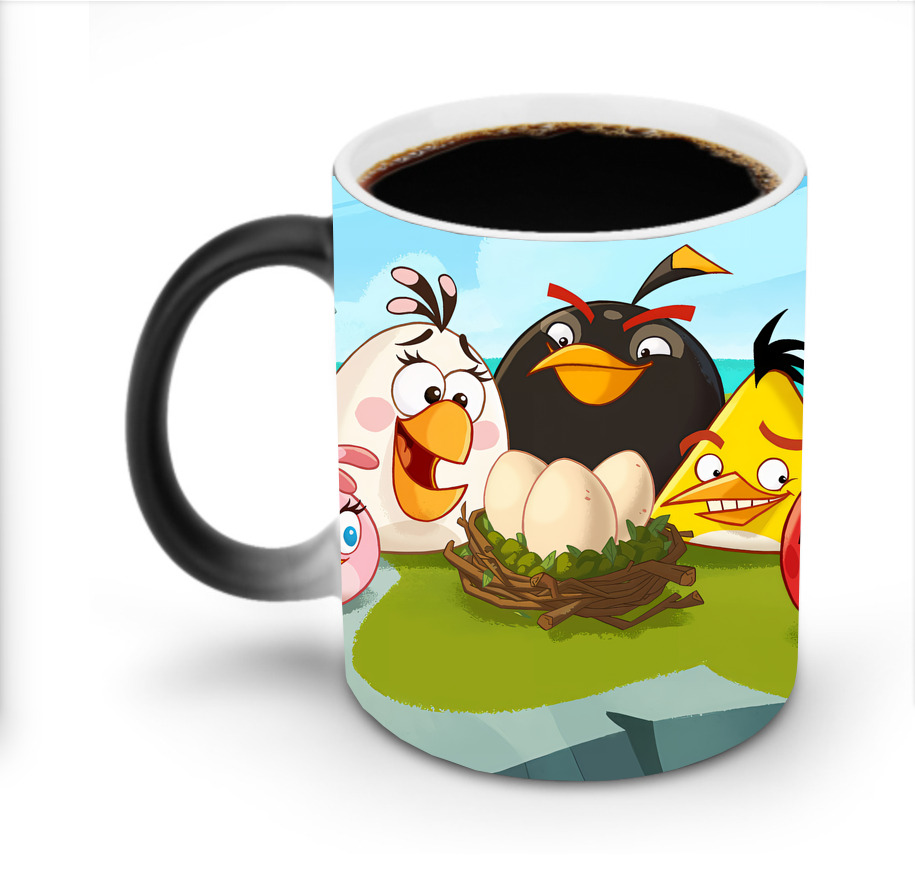 （画像用） Angry Birds アングリーバード 温度変色マグカップ