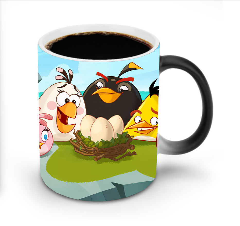 （画像用） Angry Birds アングリーバード 温度変色マグカップ