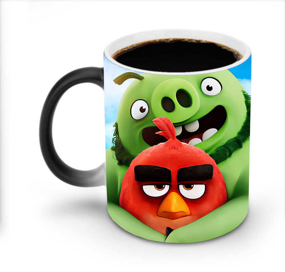 （画像用） Angry Birds アングリーバード 温度変色マグカップ