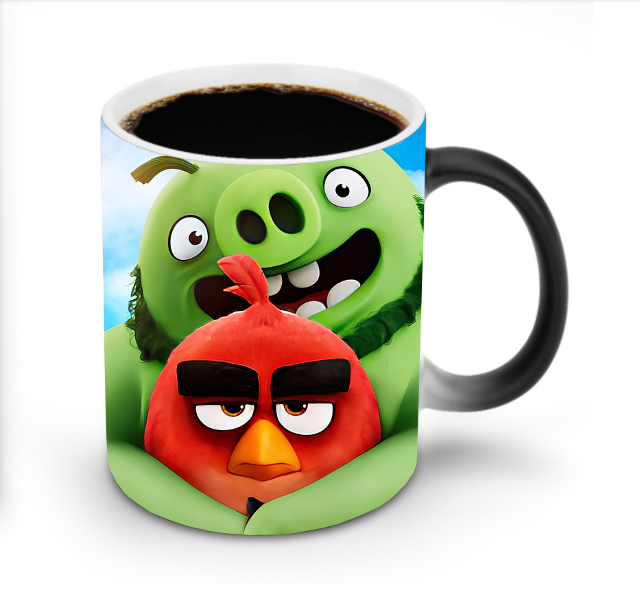 （画像用） Angry Birds アングリーバード 温度変色マグカップ
