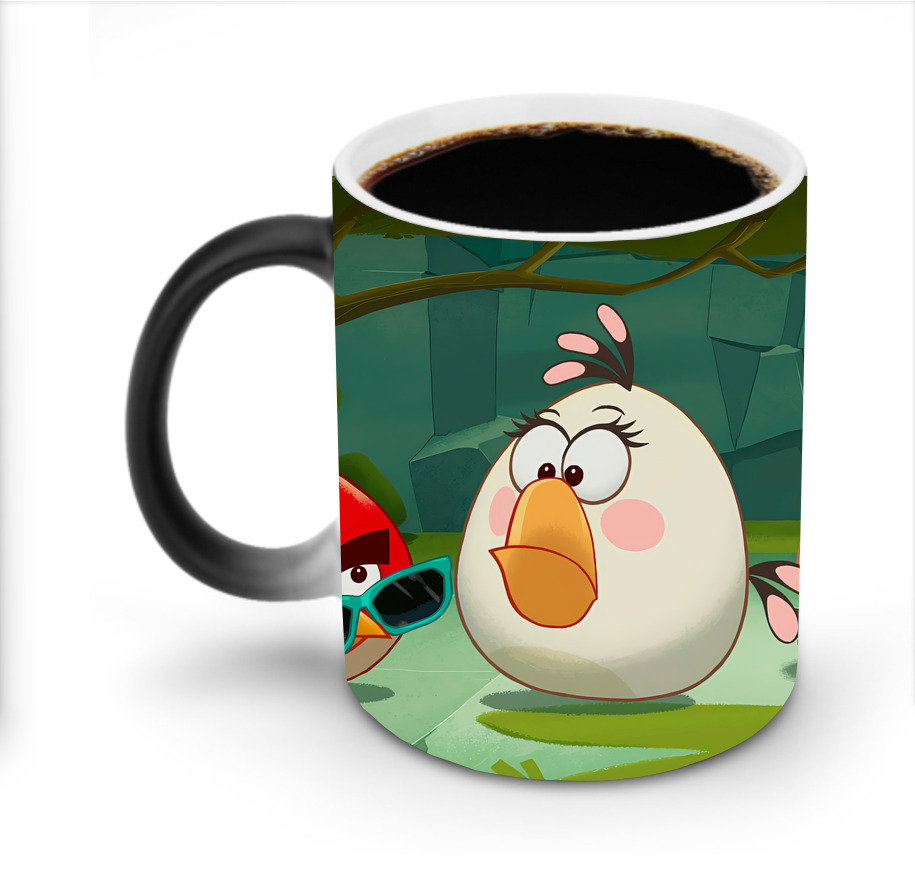 （画像用） Angry Birds アングリーバード 温度変色マグカップ