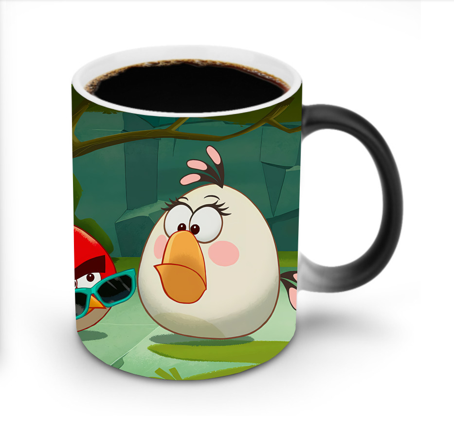 （画像用） Angry Birds アングリーバード 温度変色マグカップ