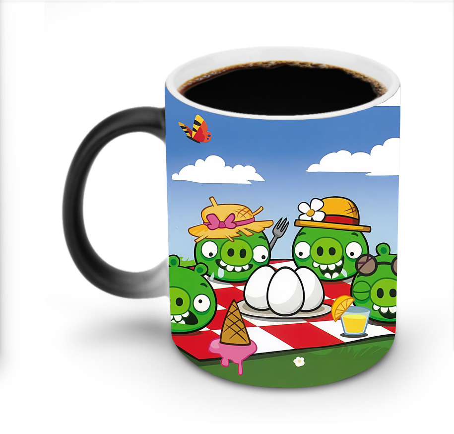 （画像用） Angry Birds アングリーバード 温度変色マグカップ