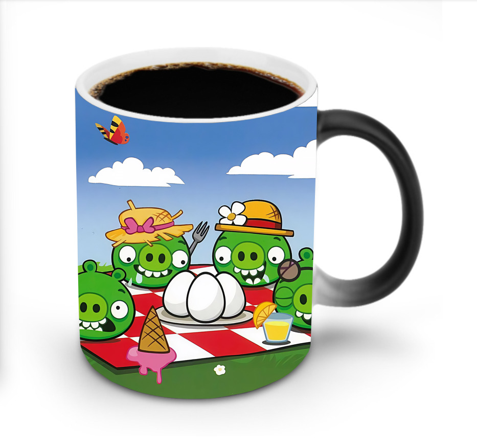 （画像用） Angry Birds アングリーバード 温度変色マグカップ