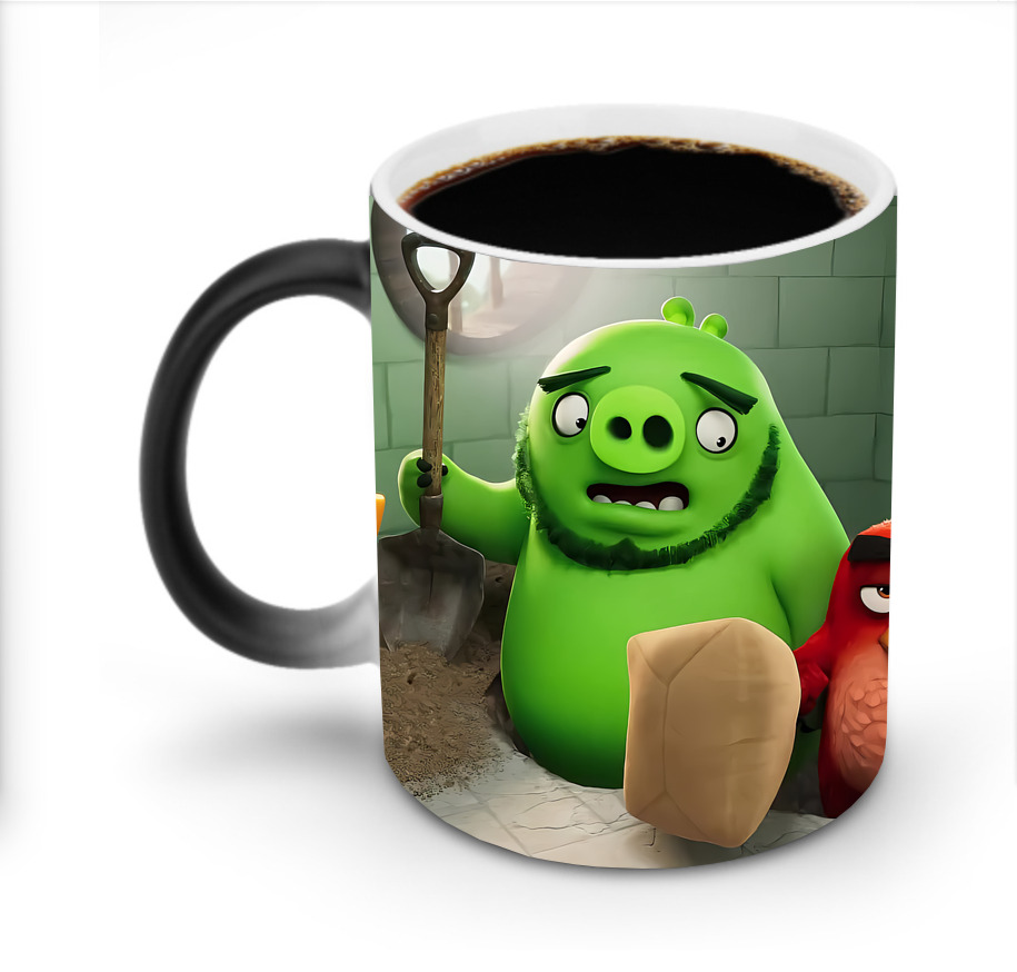 （画像用） Angry Birds アングリーバード 温度変色マグカップ