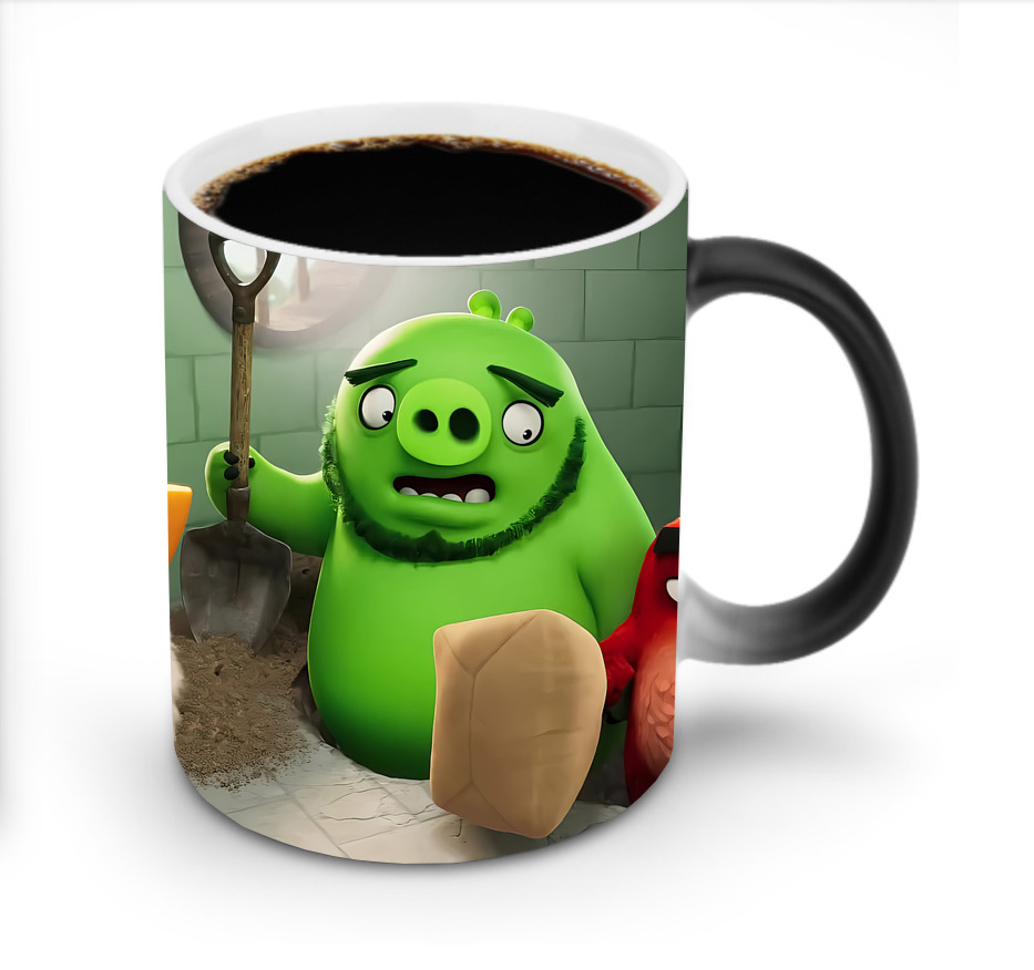 （画像用） Angry Birds アングリーバード 温度変色マグカップ