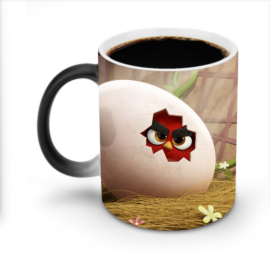 （画像用） Angry Birds アングリーバード 温度変色マグカップ