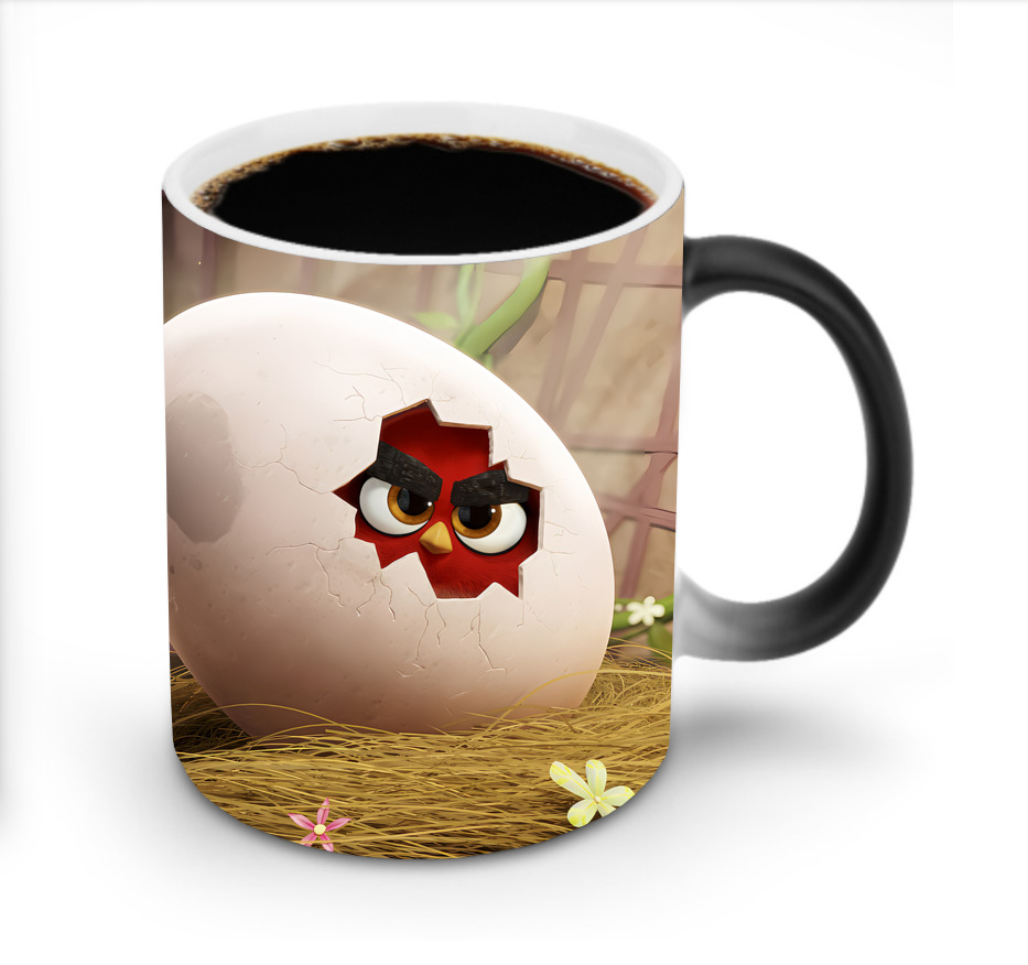 （画像用） Angry Birds アングリーバード 温度変色マグカップ