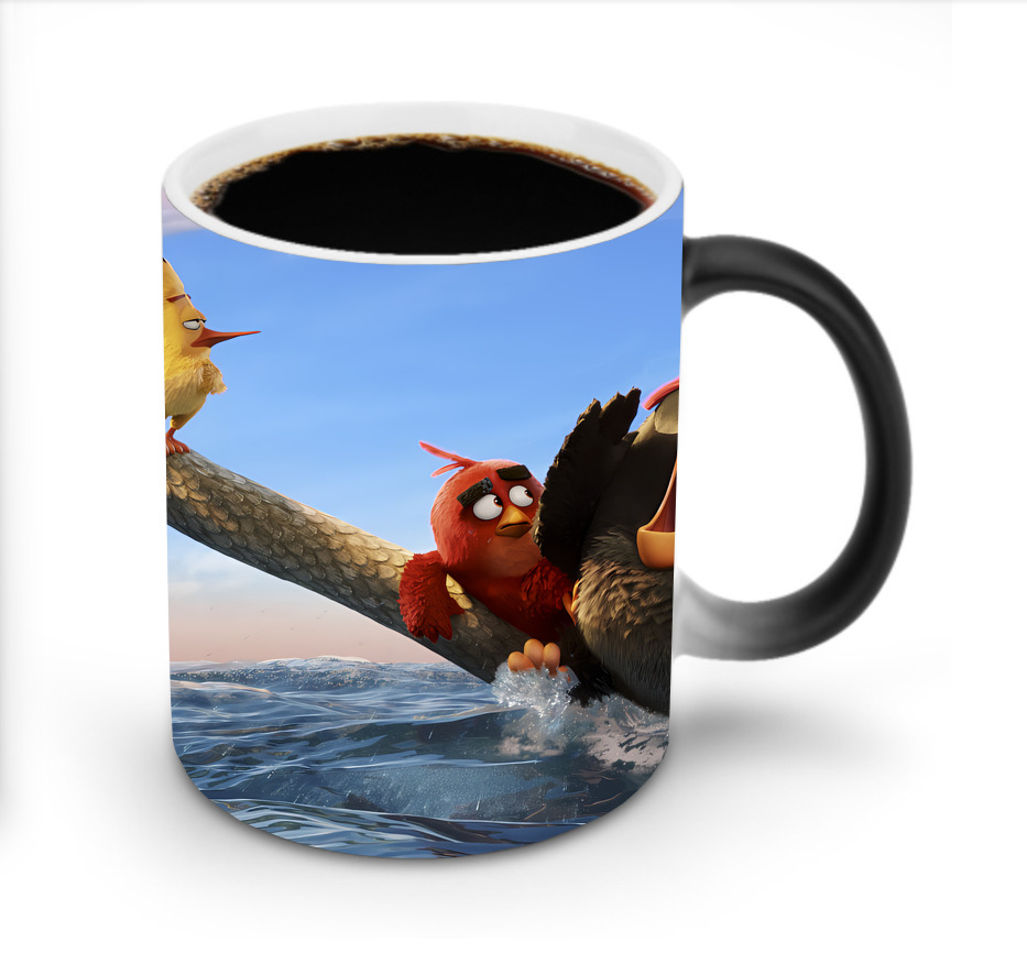 （画像用） Angry Birds アングリーバード 温度変色マグカップ