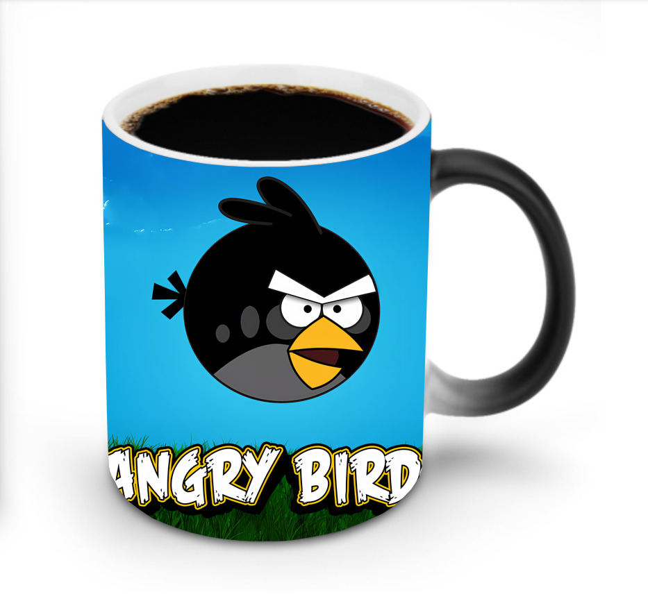 （画像用） Angry Birds アングリーバード 温度変色マグカップ