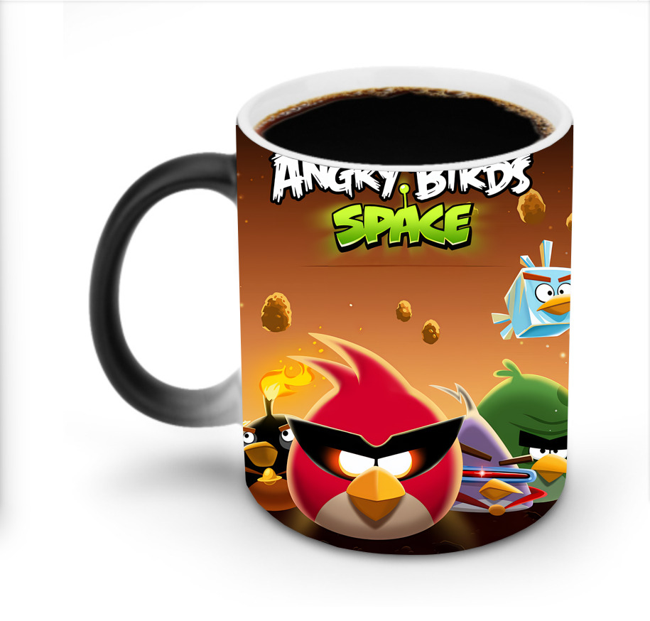 （画像用） Angry Birds アングリーバード 温度変色マグカップ