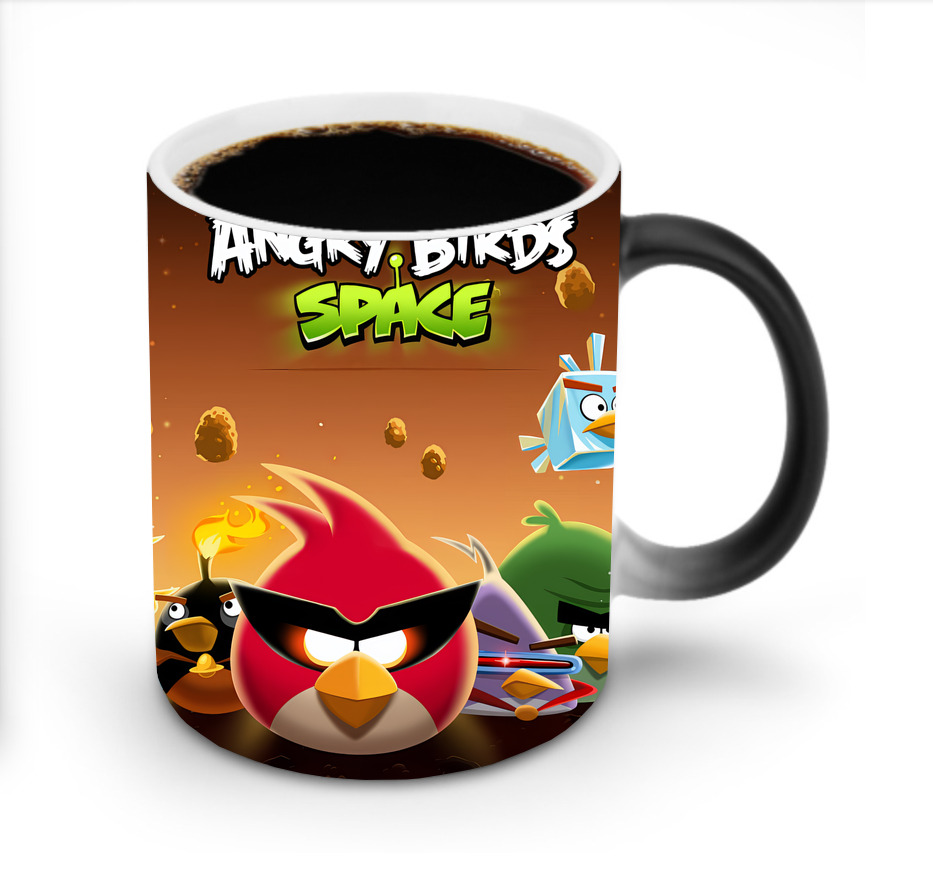 （画像用） Angry Birds アングリーバード 温度変色マグカップ