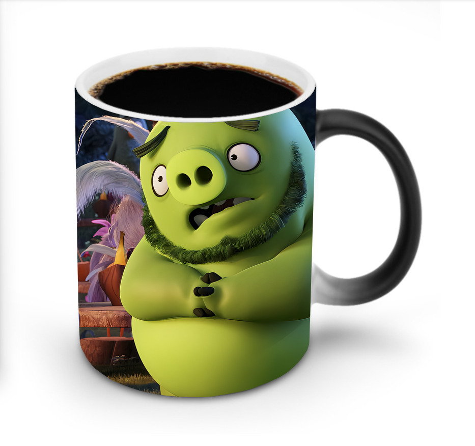 （画像用） Angry Birds アングリーバード 温度変色マグカップ