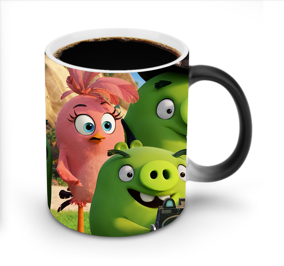 （画像用） Angry Birds アングリーバード 温度変色マグカップ
