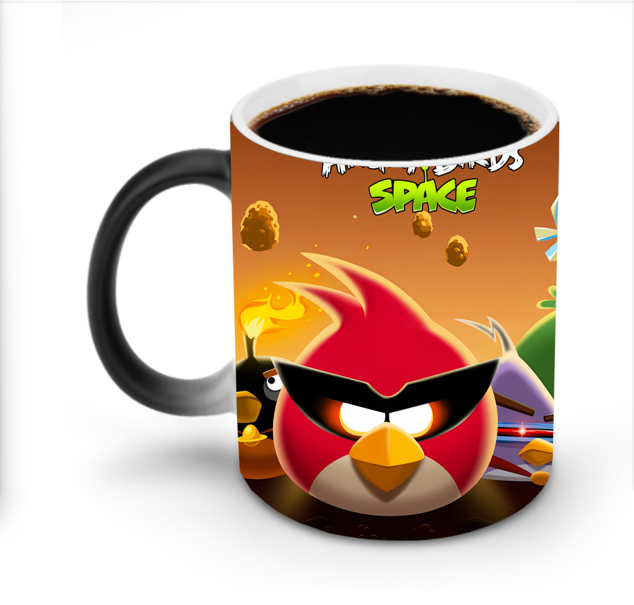 （画像用） Angry Birds アングリーバード 温度変色マグカップ