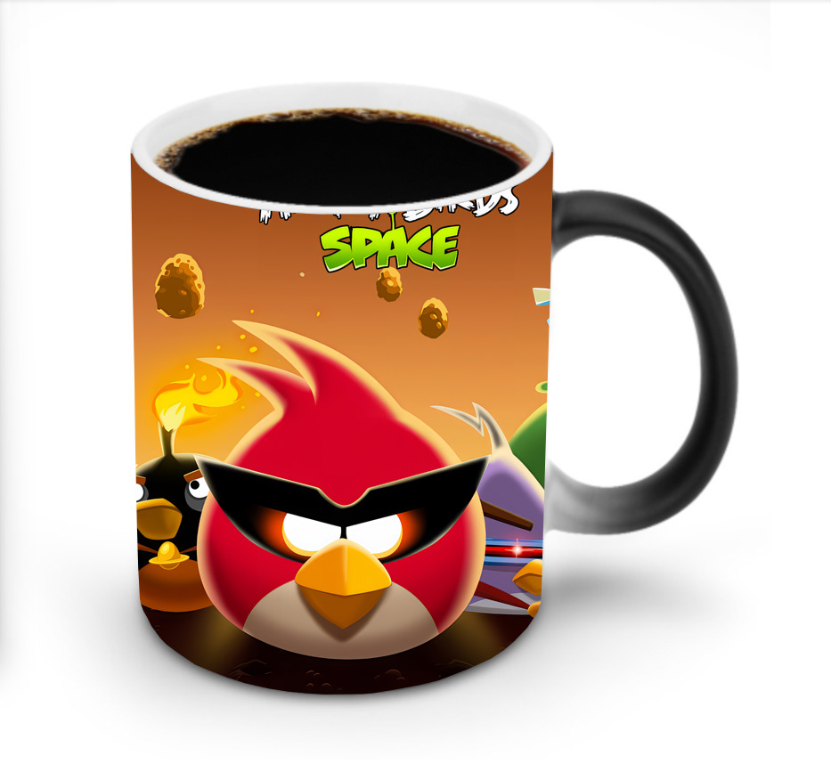 （画像用） Angry Birds アングリーバード 温度変色マグカップ