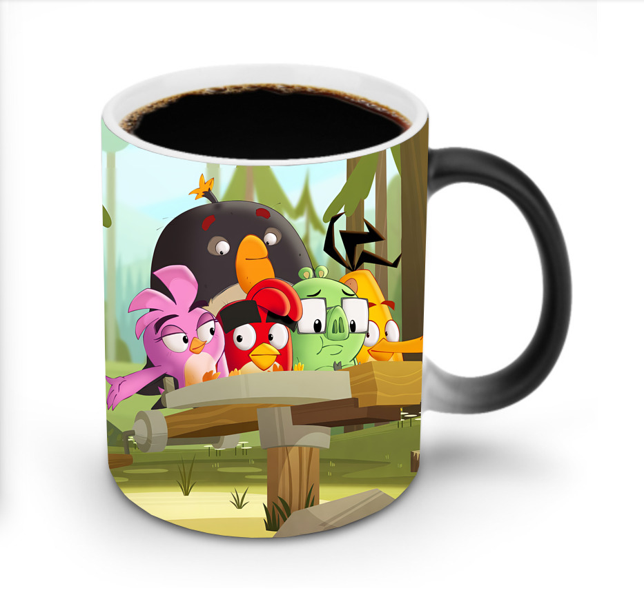 （画像用） Angry Birds アングリーバード 温度変色マグカップ