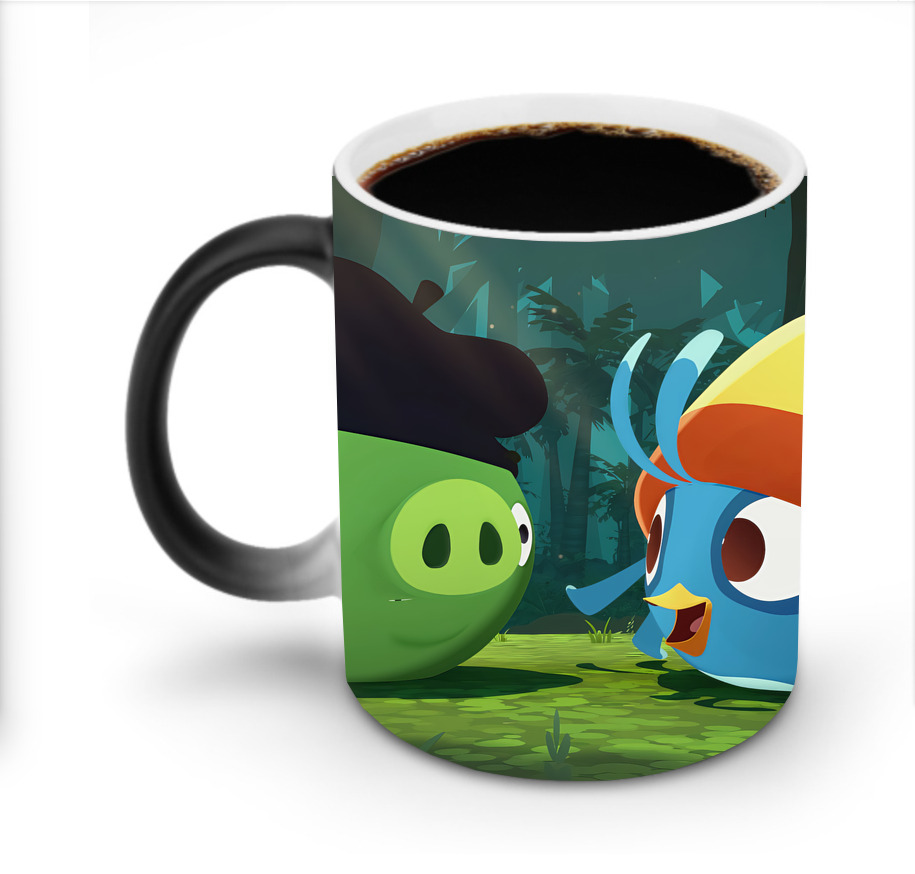 （画像用） Angry Birds アングリーバード 温度変色マグカップ