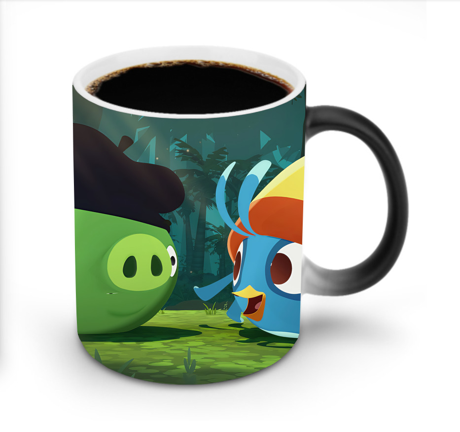 （画像用） Angry Birds アングリーバード 温度変色マグカップ