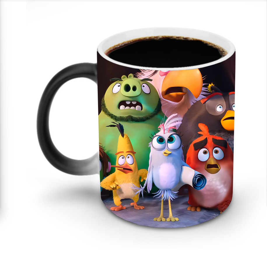 （画像用） Angry Birds アングリーバード 温度変色マグカップ