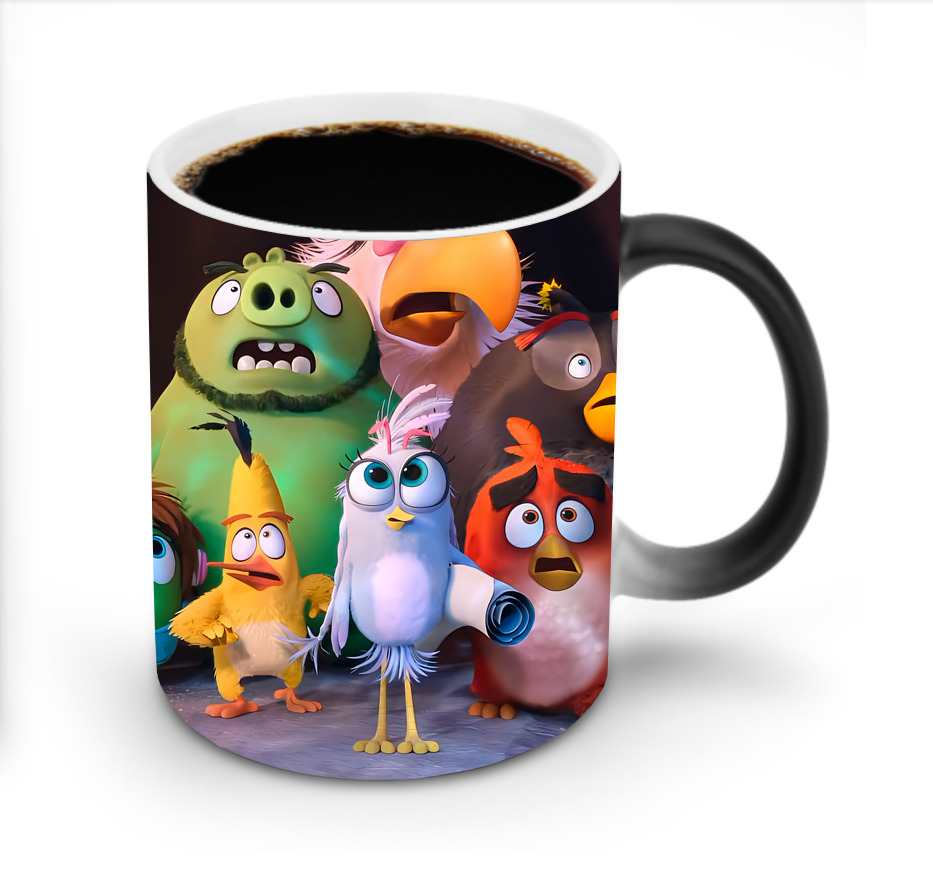 （画像用） Angry Birds アングリーバード 温度変色マグカップ