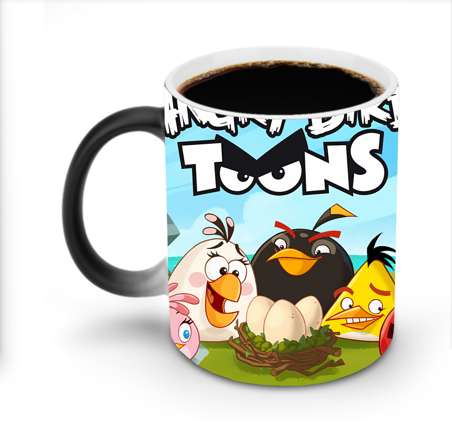 （画像用） Angry Birds アングリーバード 温度変色マグカップ