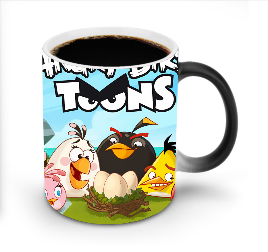 （画像用） Angry Birds アングリーバード 温度変色マグカップ