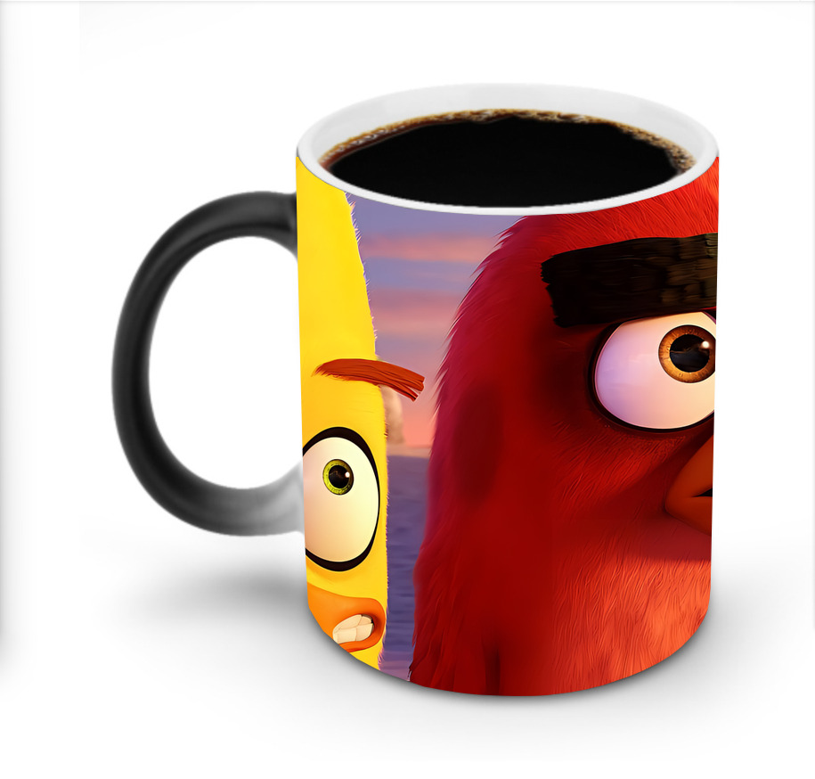（画像用） Angry Birds アングリーバード 温度変色マグカップ