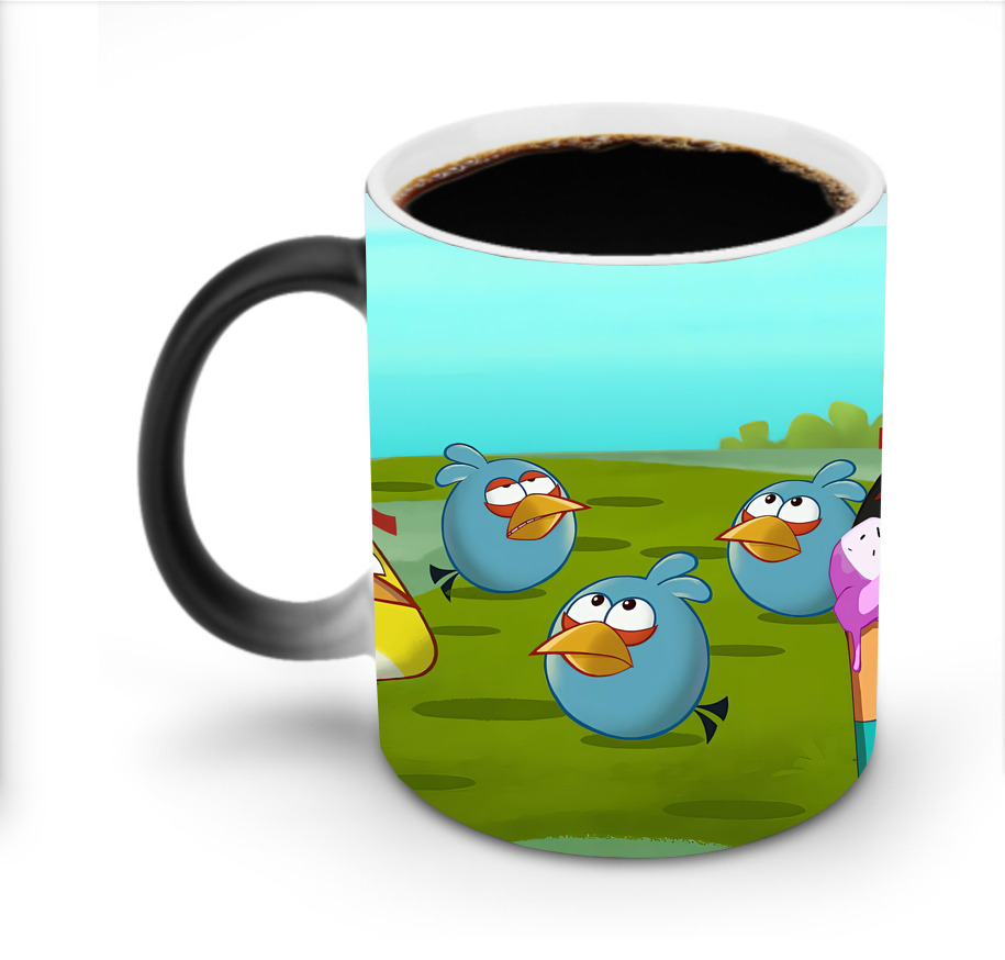 （画像用） Angry Birds アングリーバード 温度変色マグカップ