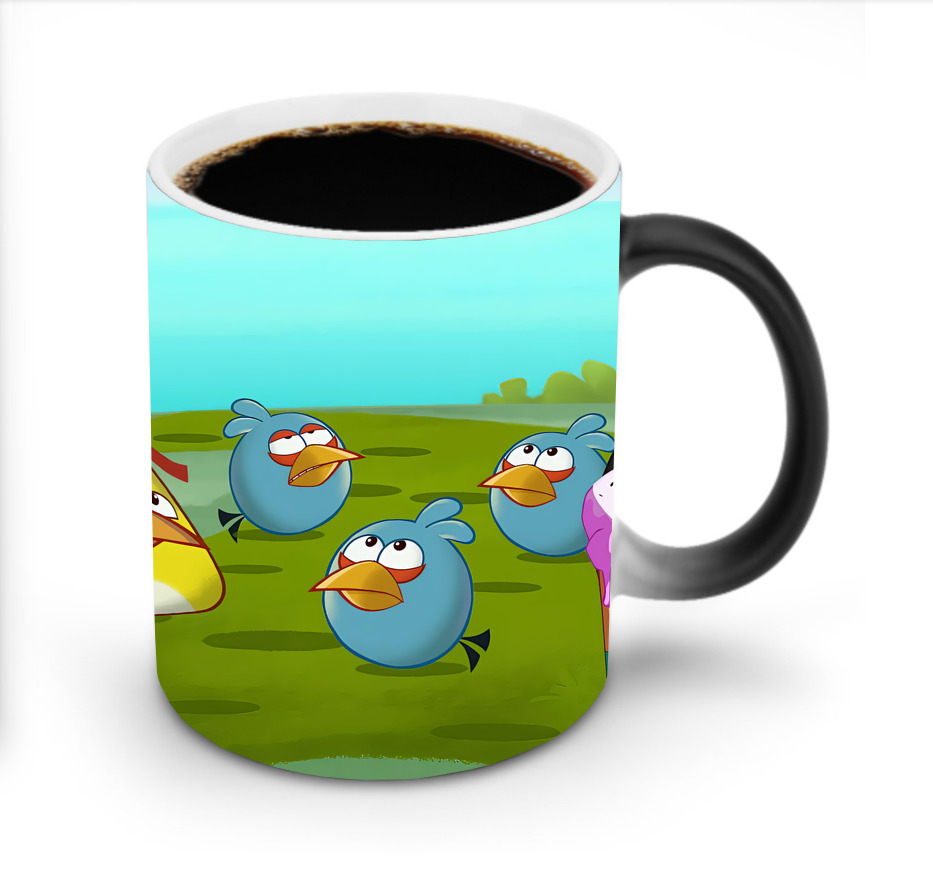 （画像用） Angry Birds アングリーバード 温度変色マグカップ
