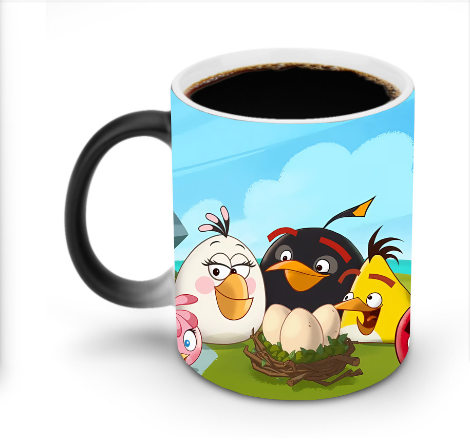 （画像用） Angry Birds アングリーバード 温度変色マグカップ
