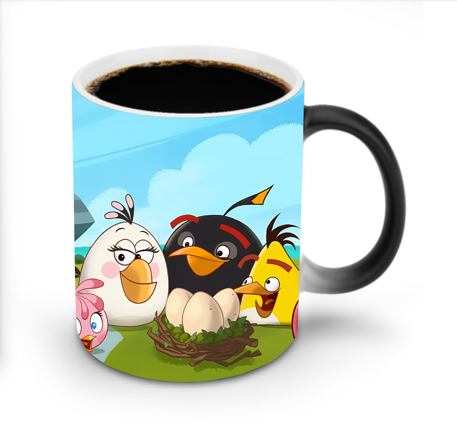 （画像用） Angry Birds アングリーバード 温度変色マグカップ