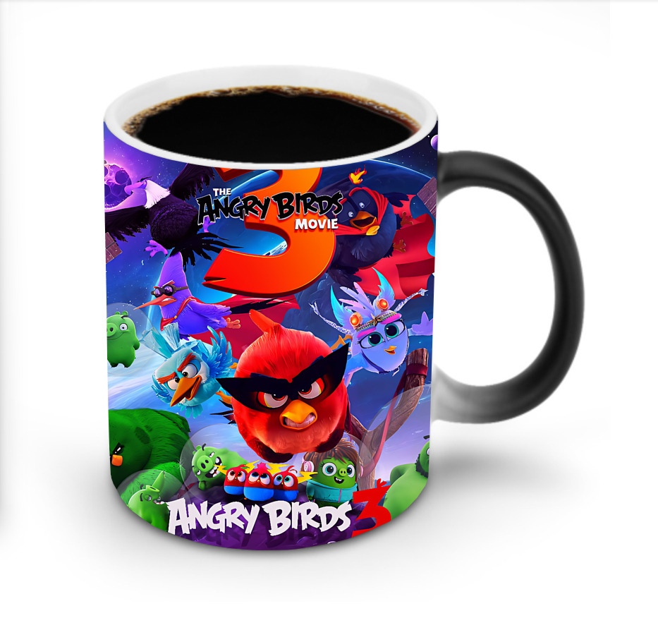 （画像用） Angry Birds アングリーバード 温度変色マグカップ