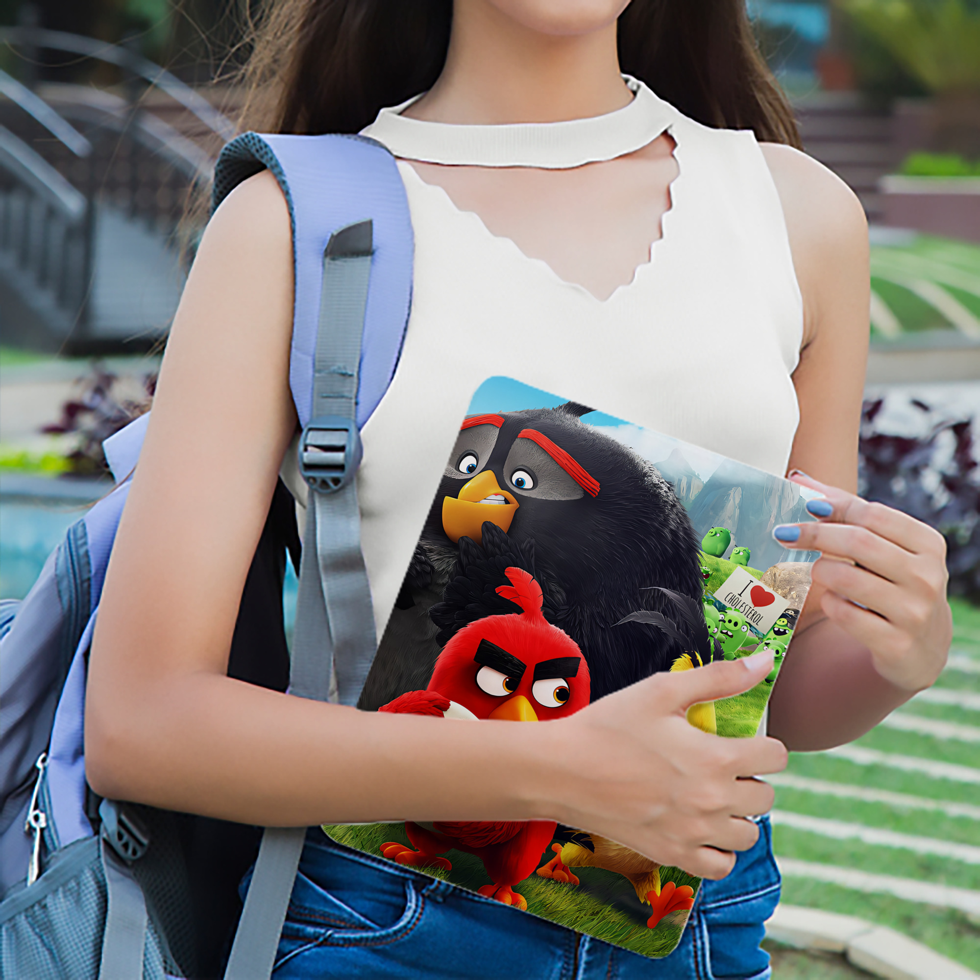 Angry Birds アングリーバード IPad ケース ブック型 PUレザー TPU 耐衝撃 軽量 薄型 ペン収納なし 全面保護 IPad 各モデル対応