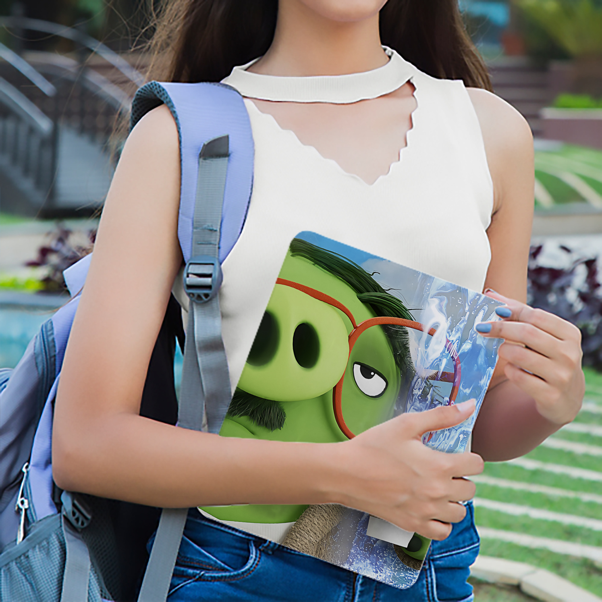Angry Birds アングリーバード IPad ケース ブック型 PUレザー TPU 耐衝撃 軽量 薄型 ペン収納なし 全面保護 IPad 各モデル対応
