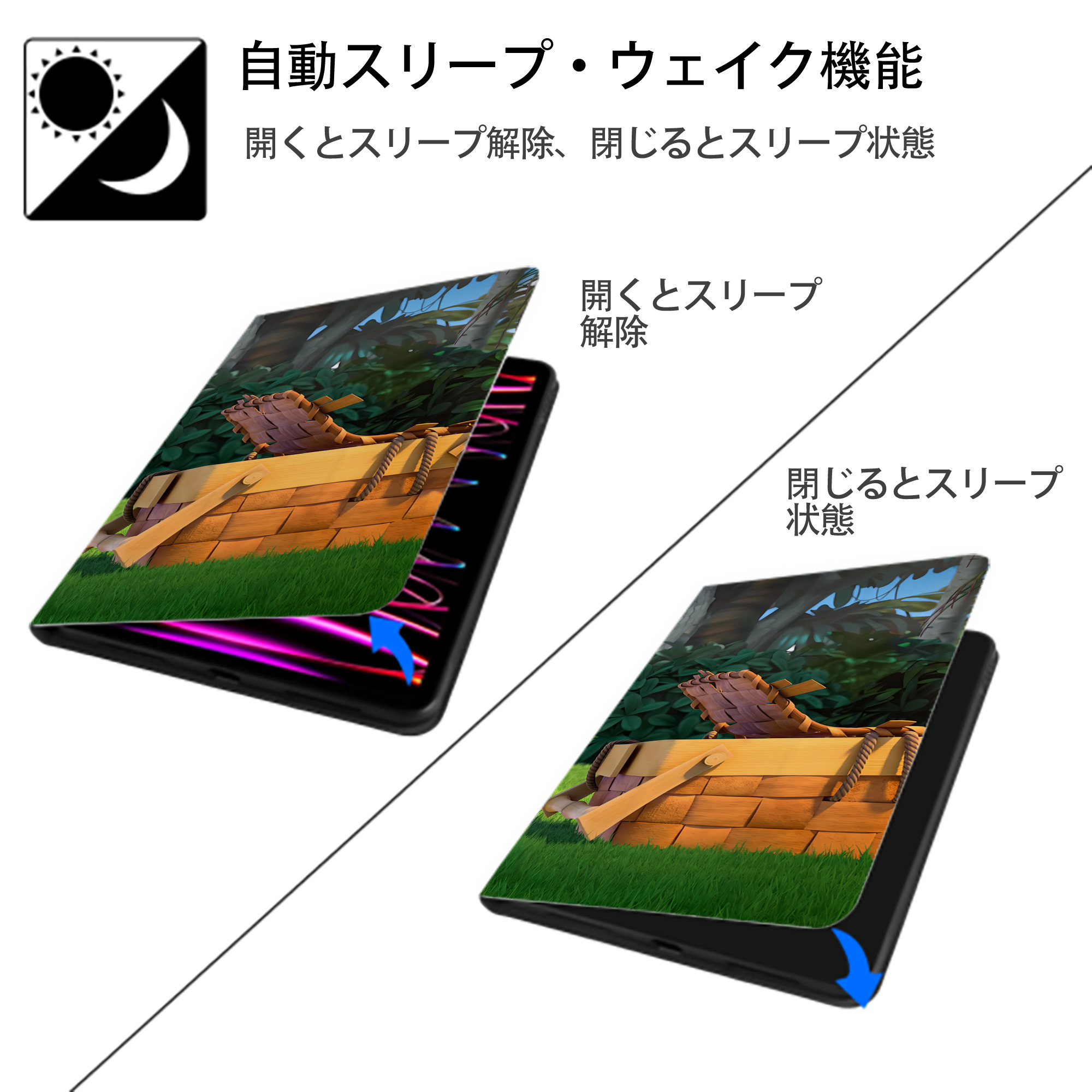 Angry Birds アングリーバード IPad ケース ブック型 PUレザー TPU 耐衝撃 軽量 薄型 ペン収納なし 全面保護 IPad 各モデル対応