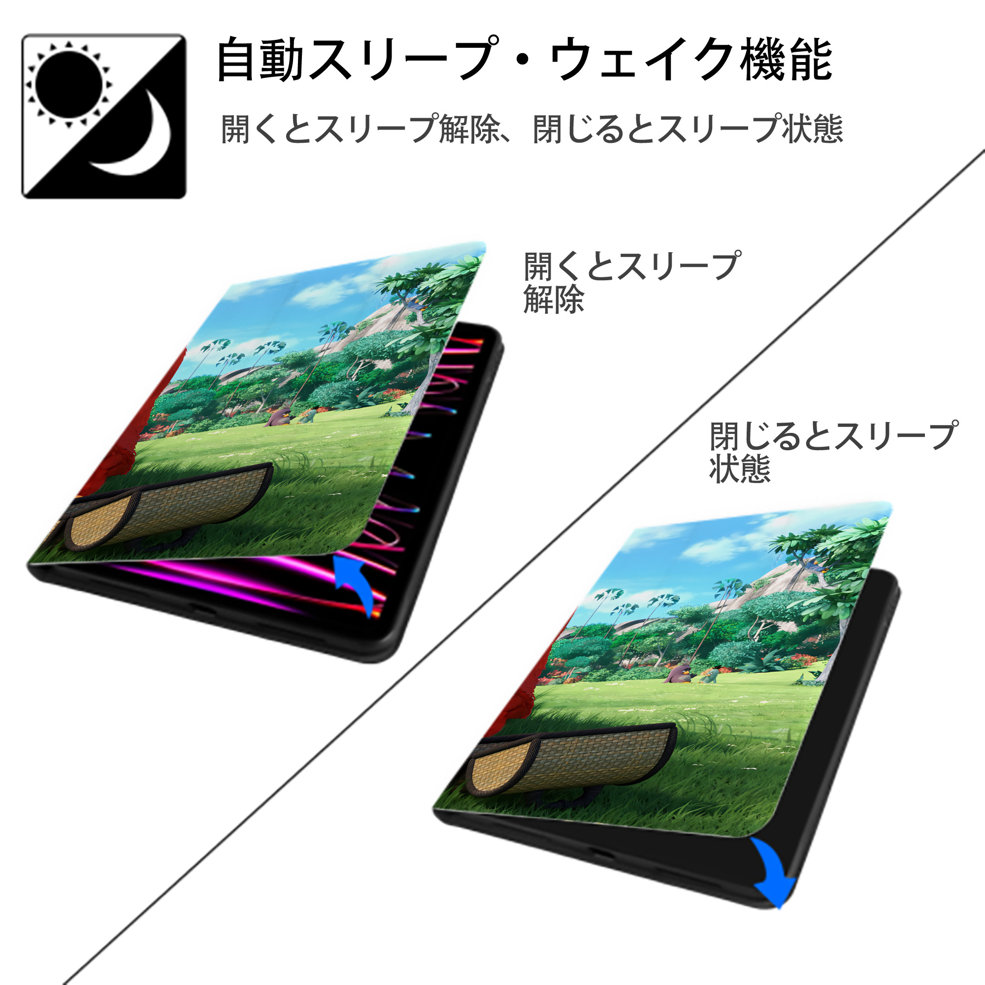 Angry Birds アングリーバード IPad ケース ブック型 PUレザー TPU 耐衝撃 軽量 薄型 ペン収納なし 全面保護 IPad 各モデル対応