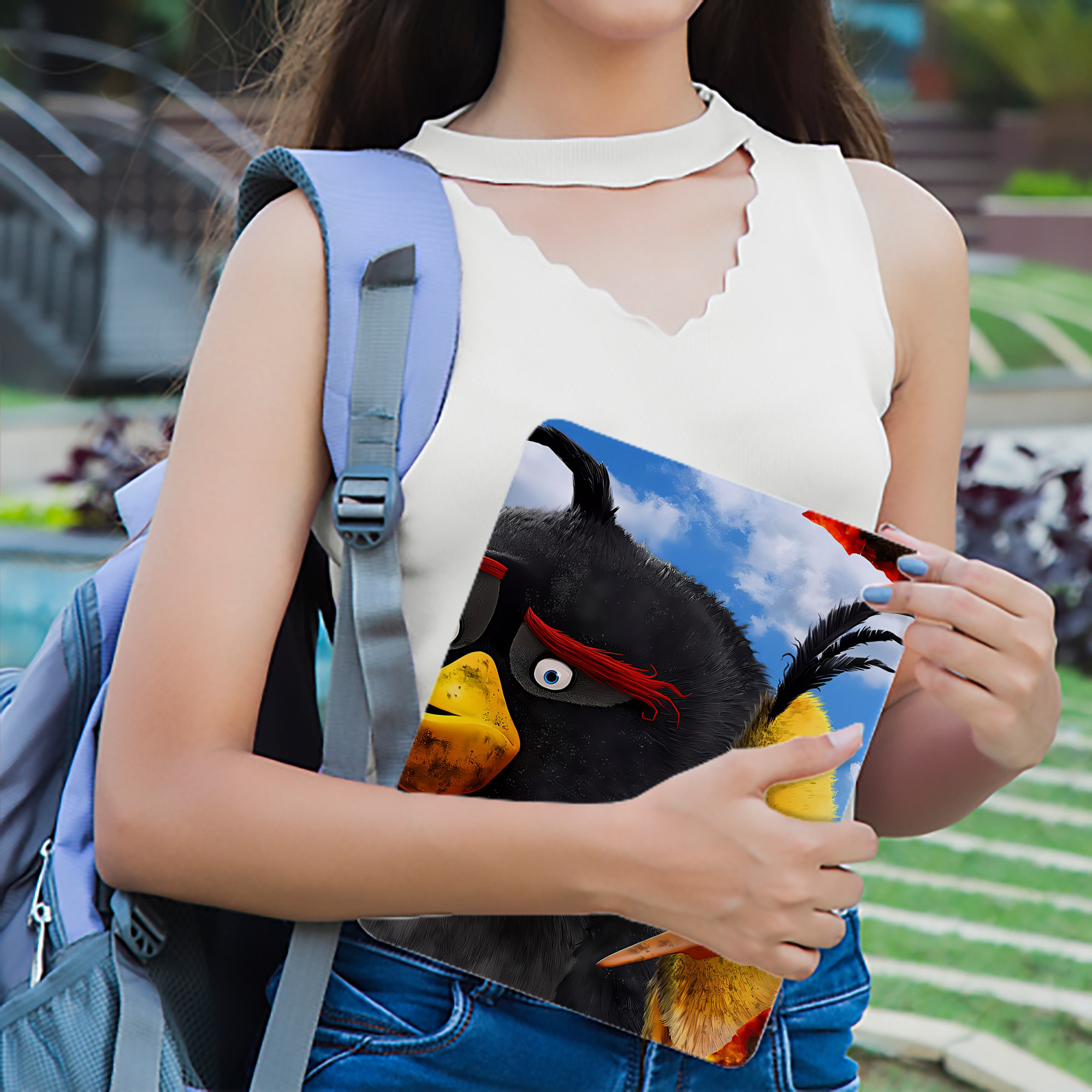 Angry Birds アングリーバード IPad ケース ブック型 PUレザー TPU 耐衝撃 軽量 薄型 ペン収納なし 全面保護 IPad 各モデル対応