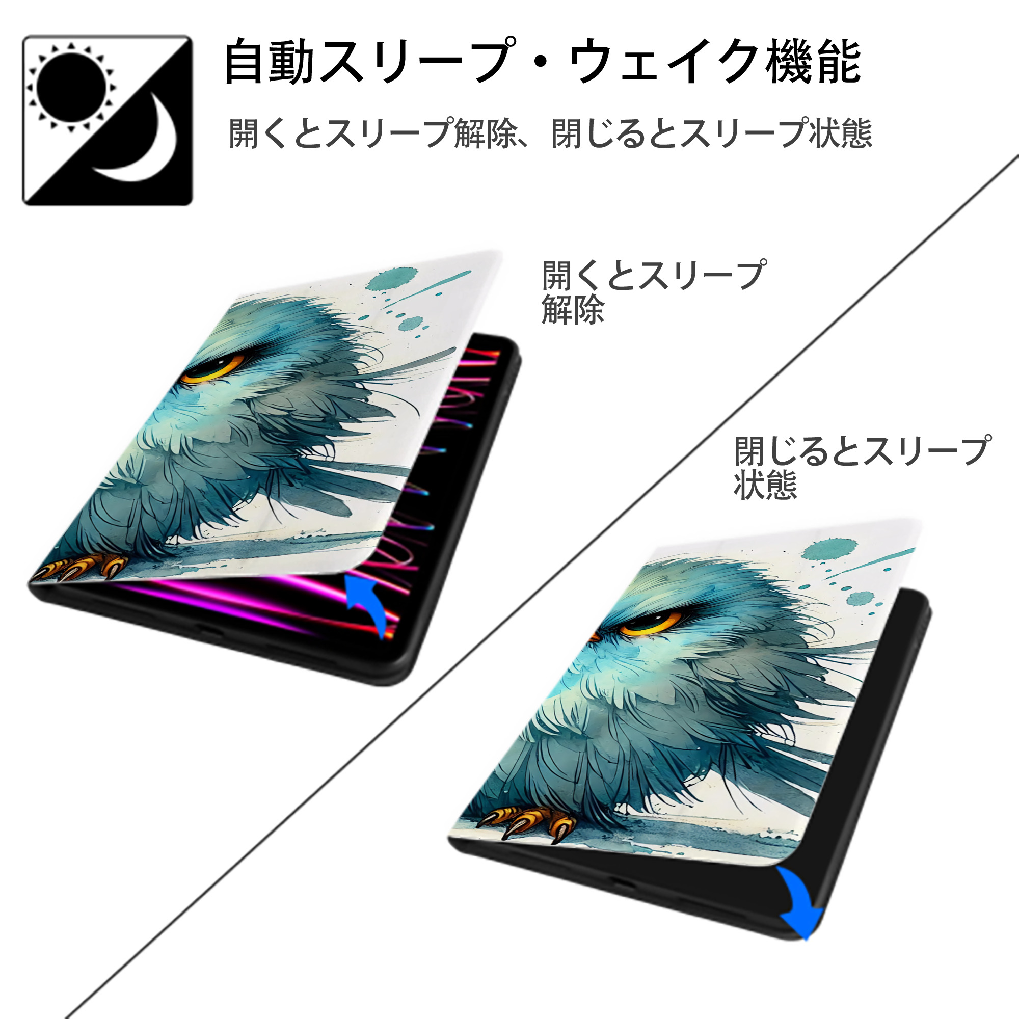 Angry Birds アングリーバード IPad ケース ブック型 PUレザー TPU 耐衝撃 軽量 薄型 ペン収納なし 全面保護 IPad 各モデル対応