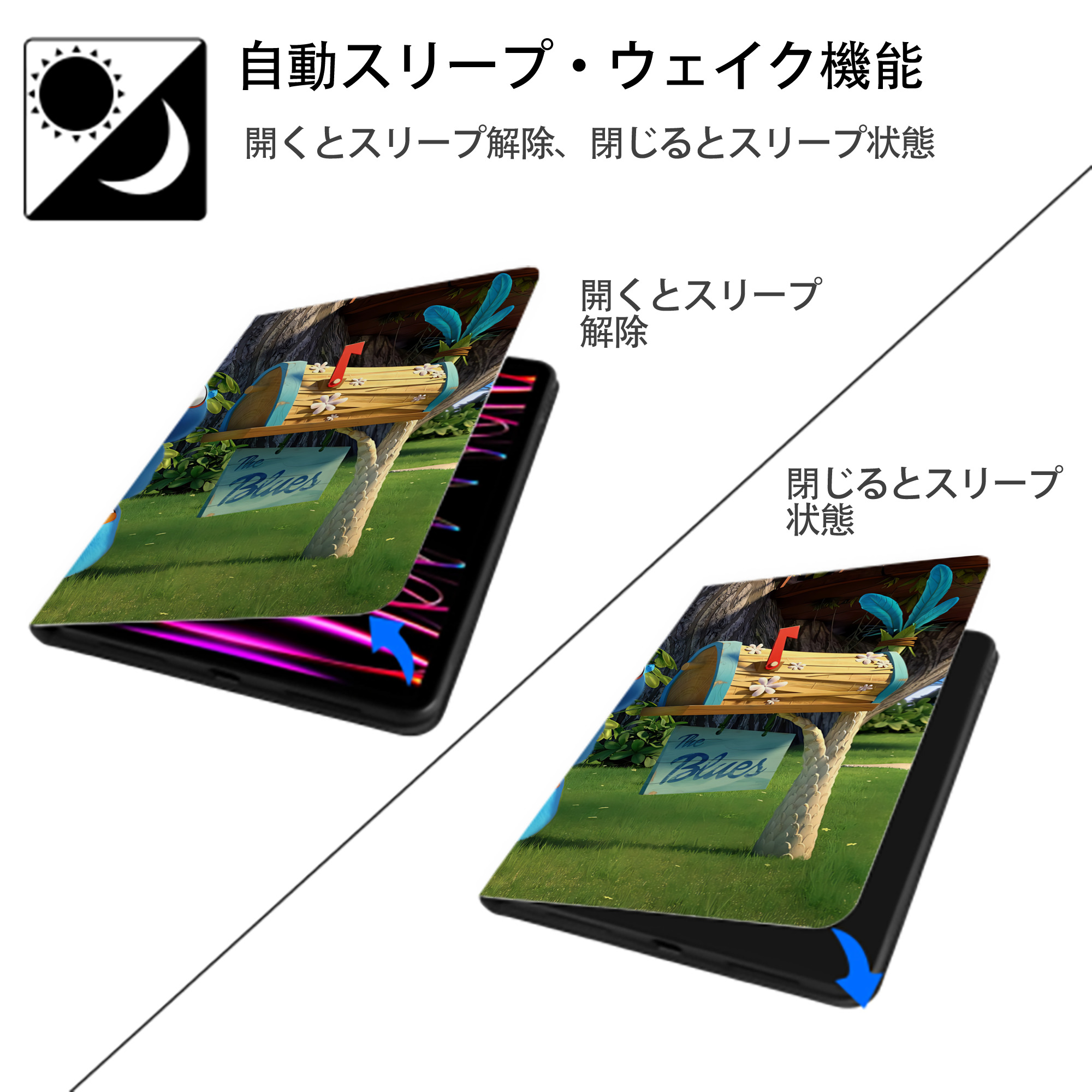 Angry Birds アングリーバード IPad ケース ブック型 PUレザー TPU 耐衝撃 軽量 薄型 ペン収納なし 全面保護 IPad 各モデル対応