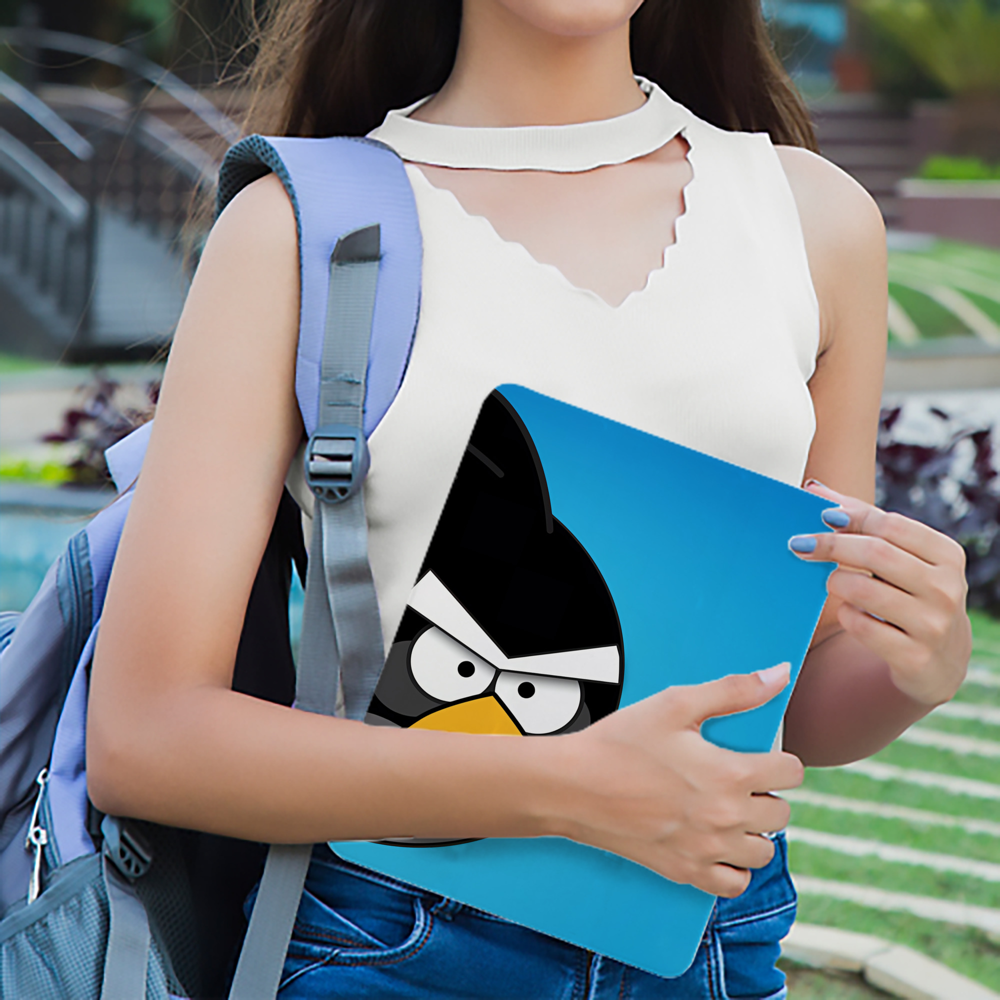 Angry Birds アングリーバード IPad ケース ブック型 PUレザー TPU 耐衝撃 軽量 薄型 ペン収納なし 全面保護 IPad 各モデル対応