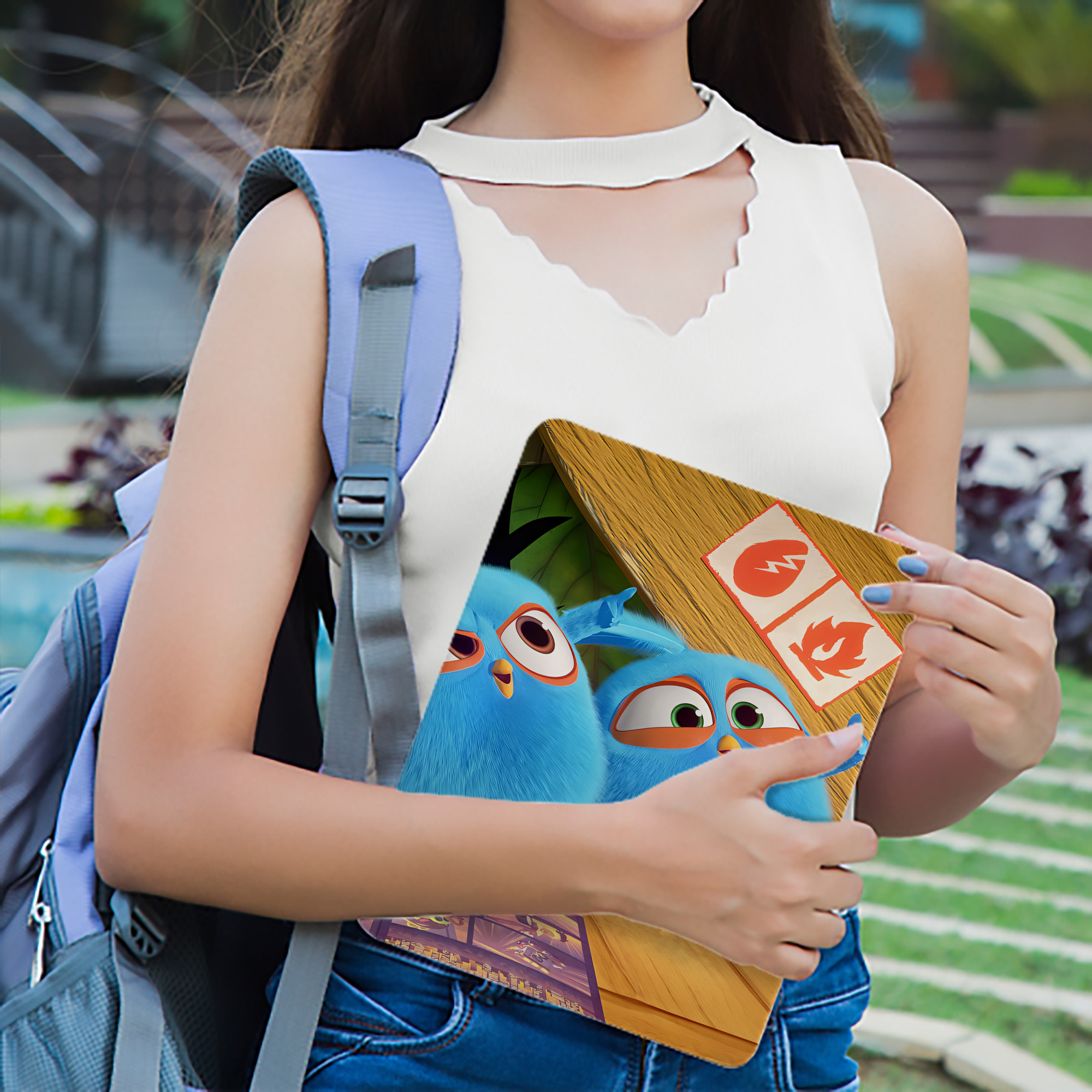 Angry Birds アングリーバード IPad ケース ブック型 PUレザー TPU 耐衝撃 軽量 薄型 ペン収納なし 全面保護 IPad 各モデル対応