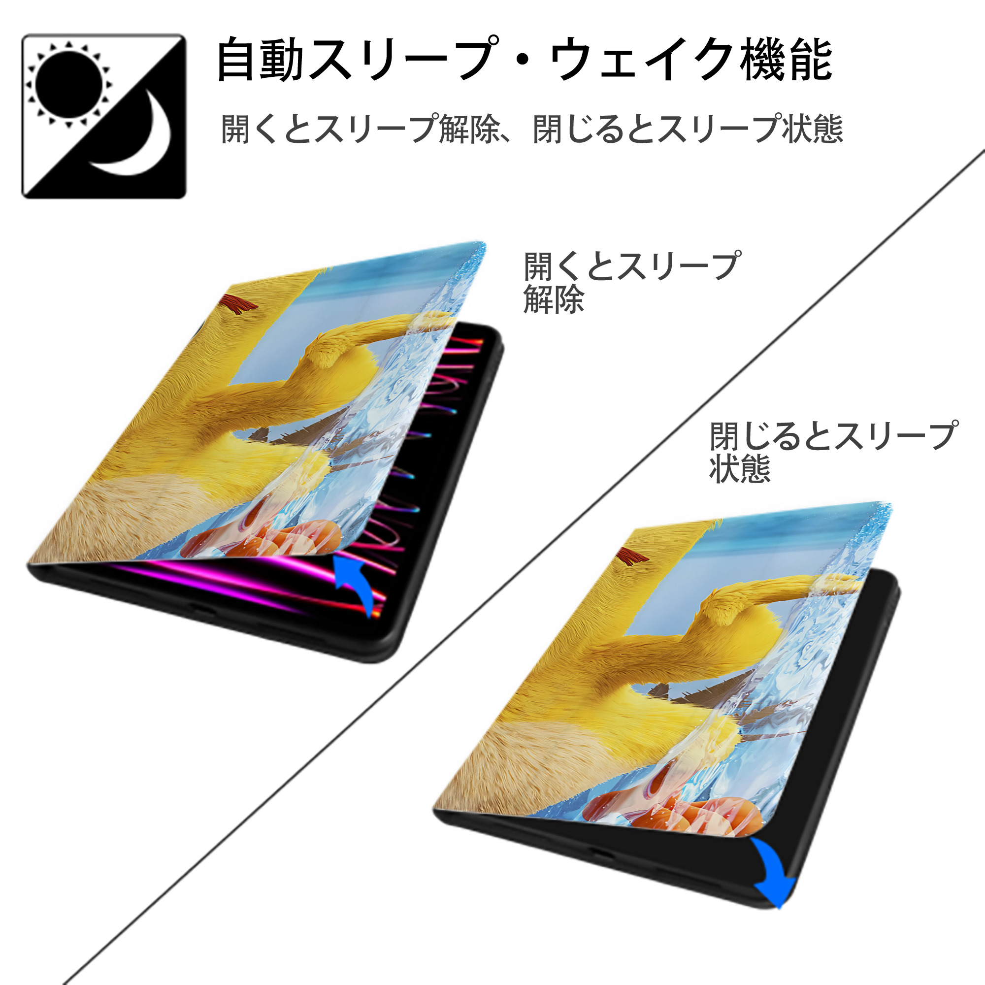 Angry Birds アングリーバード IPad ケース ブック型 PUレザー TPU 耐衝撃 軽量 薄型 ペン収納なし 全面保護 IPad 各モデル対応