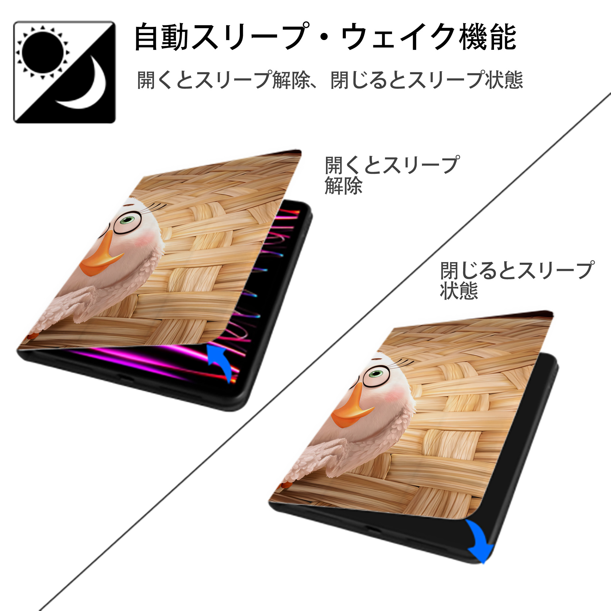 Angry Birds アングリーバード IPad ケース ブック型 PUレザー TPU 耐衝撃 軽量 薄型 ペン収納なし 全面保護 IPad 各モデル対応