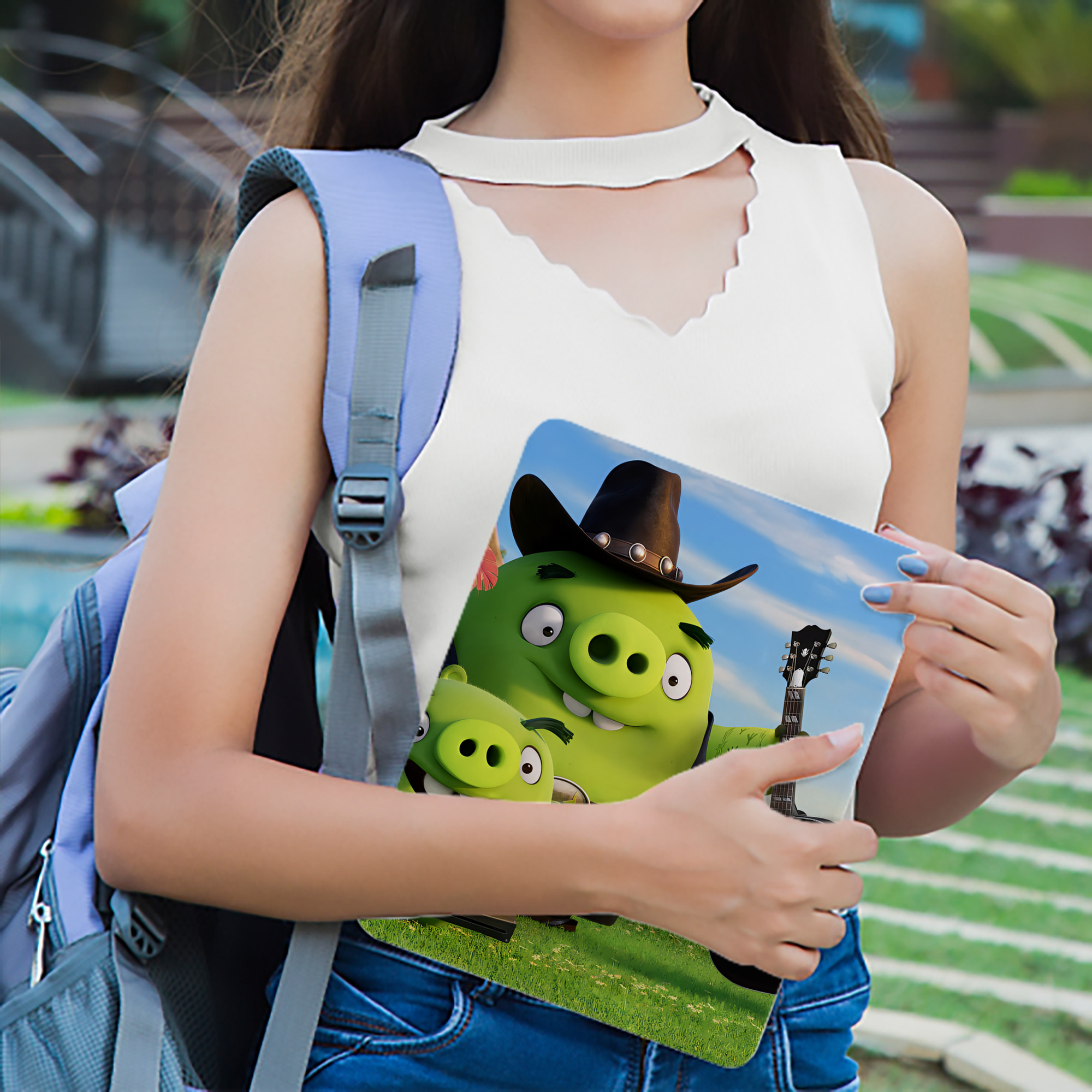 Angry Birds アングリーバード IPad ケース ブック型 PUレザー TPU 耐衝撃 軽量 薄型 ペン収納なし 全面保護 IPad 各モデル対応
