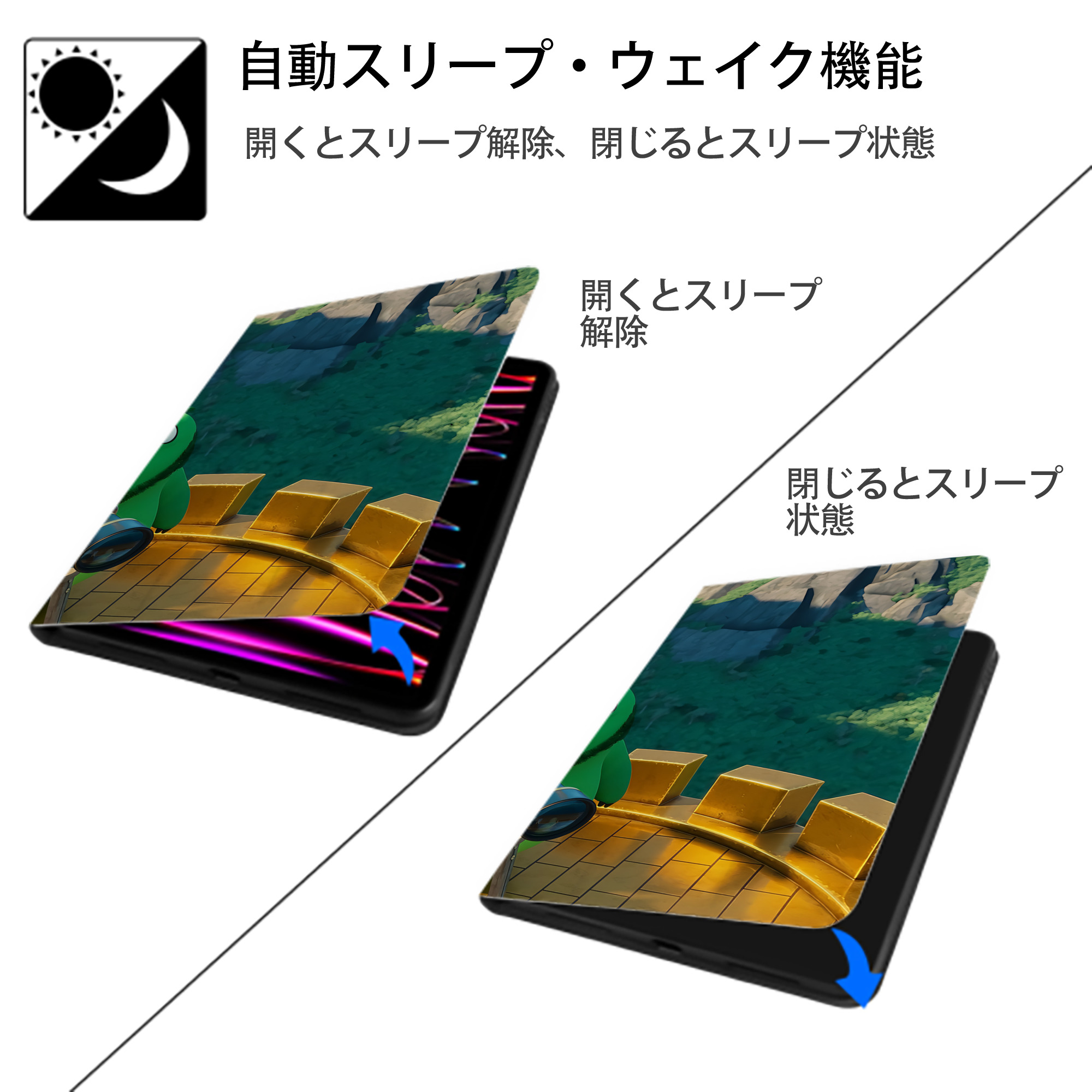Angry Birds アングリーバード IPad ケース ブック型 PUレザー TPU 耐衝撃 軽量 薄型 ペン収納なし 全面保護 IPad 各モデル対応