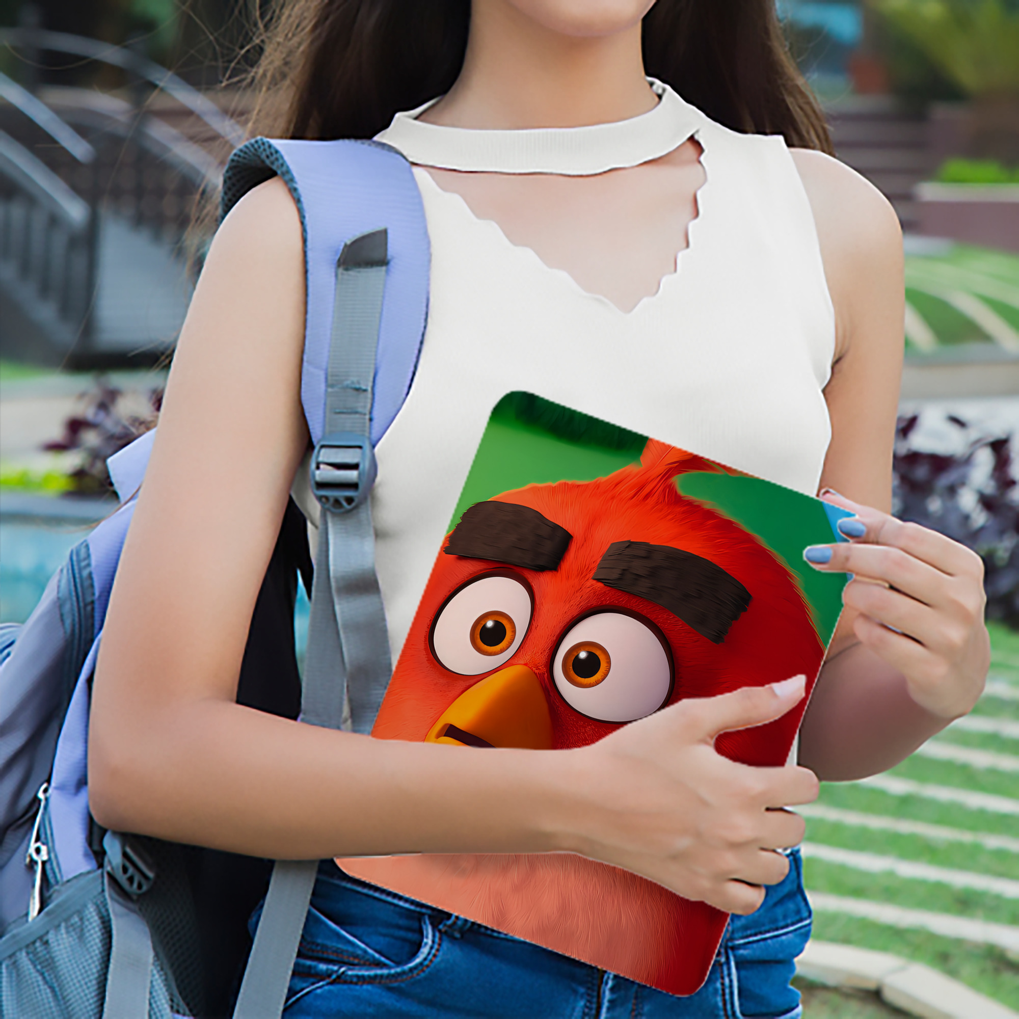 Angry Birds アングリーバード IPad ケース ブック型 PUレザー TPU 耐衝撃 軽量 薄型 ペン収納なし 全面保護 IPad 各モデル対応